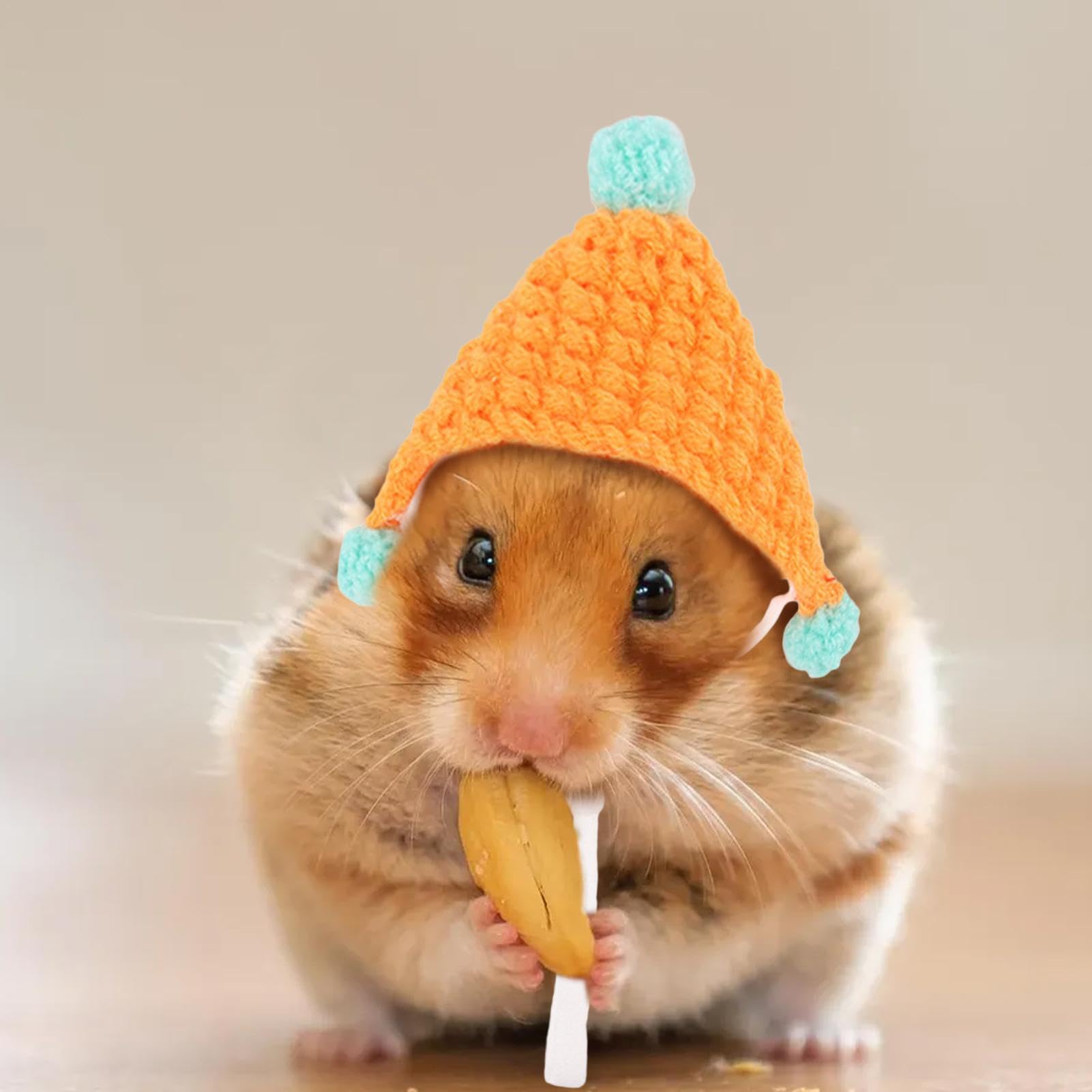 ハムスター帽子 Amazon.co.jp: 小動物の帽子、ハムスター用の小さな帽子, 調節可能な